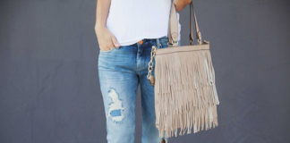 Z czym łączyć spodnie z dziurami